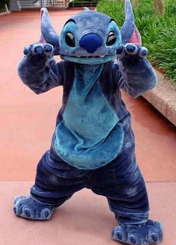 Disney Lilo & Stitch Maskottchen Werbung Event Kostüm Tier Karneval Kostüm Party Anime Bühne zeigt