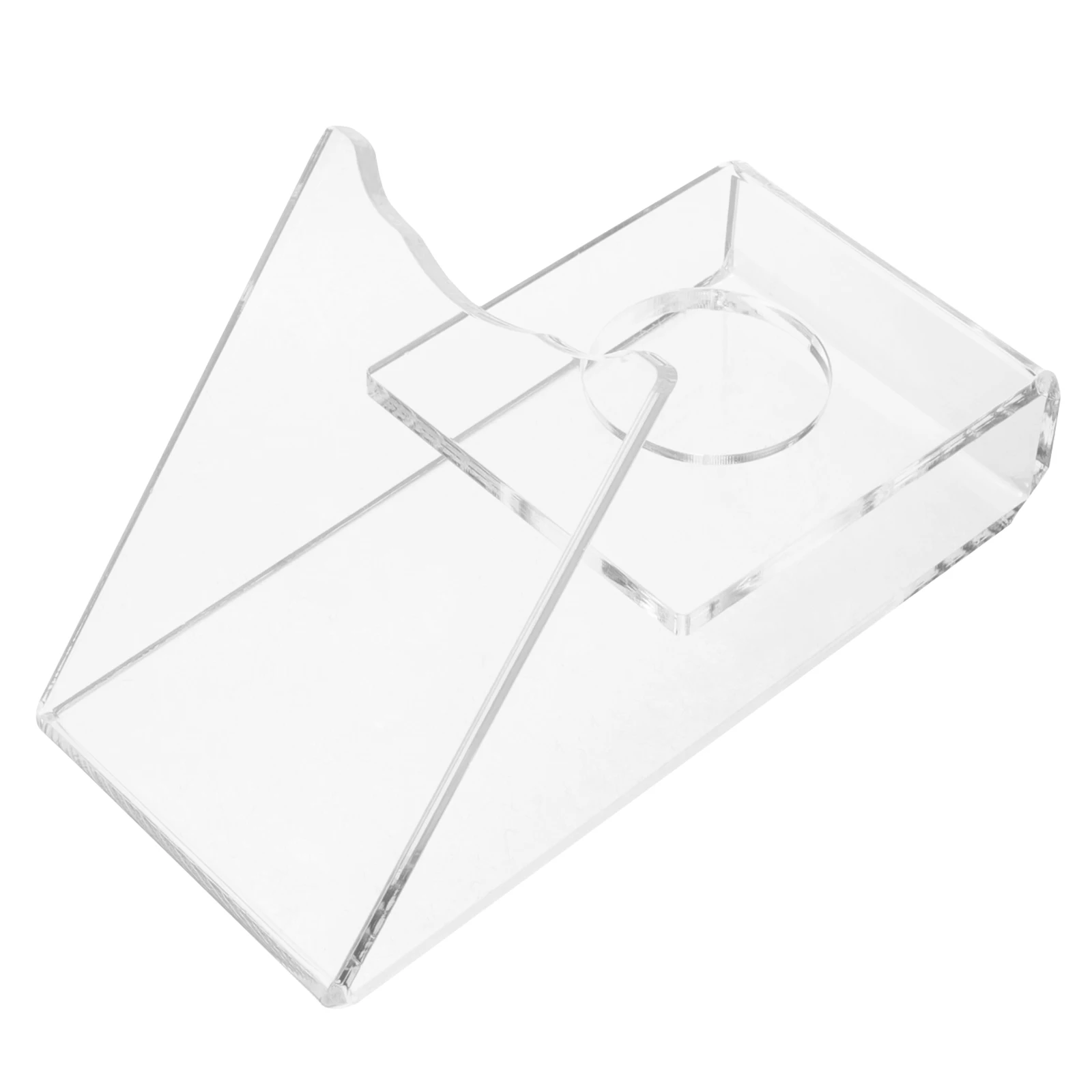 Подставка для ракетки для настольного тенниса, прозрачный акриловый держатель для весла для понга, прочное решение для хранения для домашнего офиса