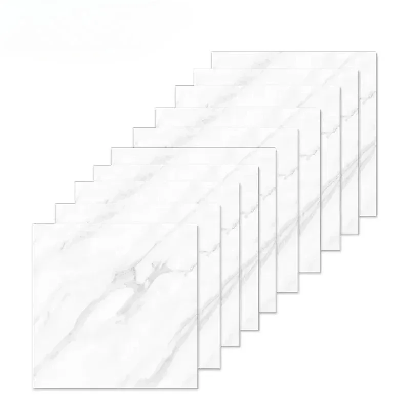 trebalena 10-40PCS Imitation Marmor 3D Keramik Fliesen Wand Renovierung Dekoration Aufkleber Wasserdicht Selbst-klebe Hause Boden Aufkleber 4