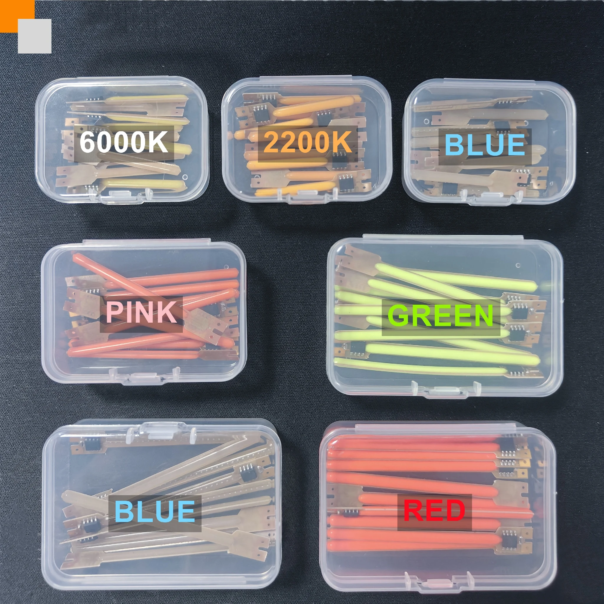 10~1PCS Per Box 3V LED Meteor Shower Flowing Water Flame Filament DIY COB Diodes Parts Edison Incandescent Bulb Accessories