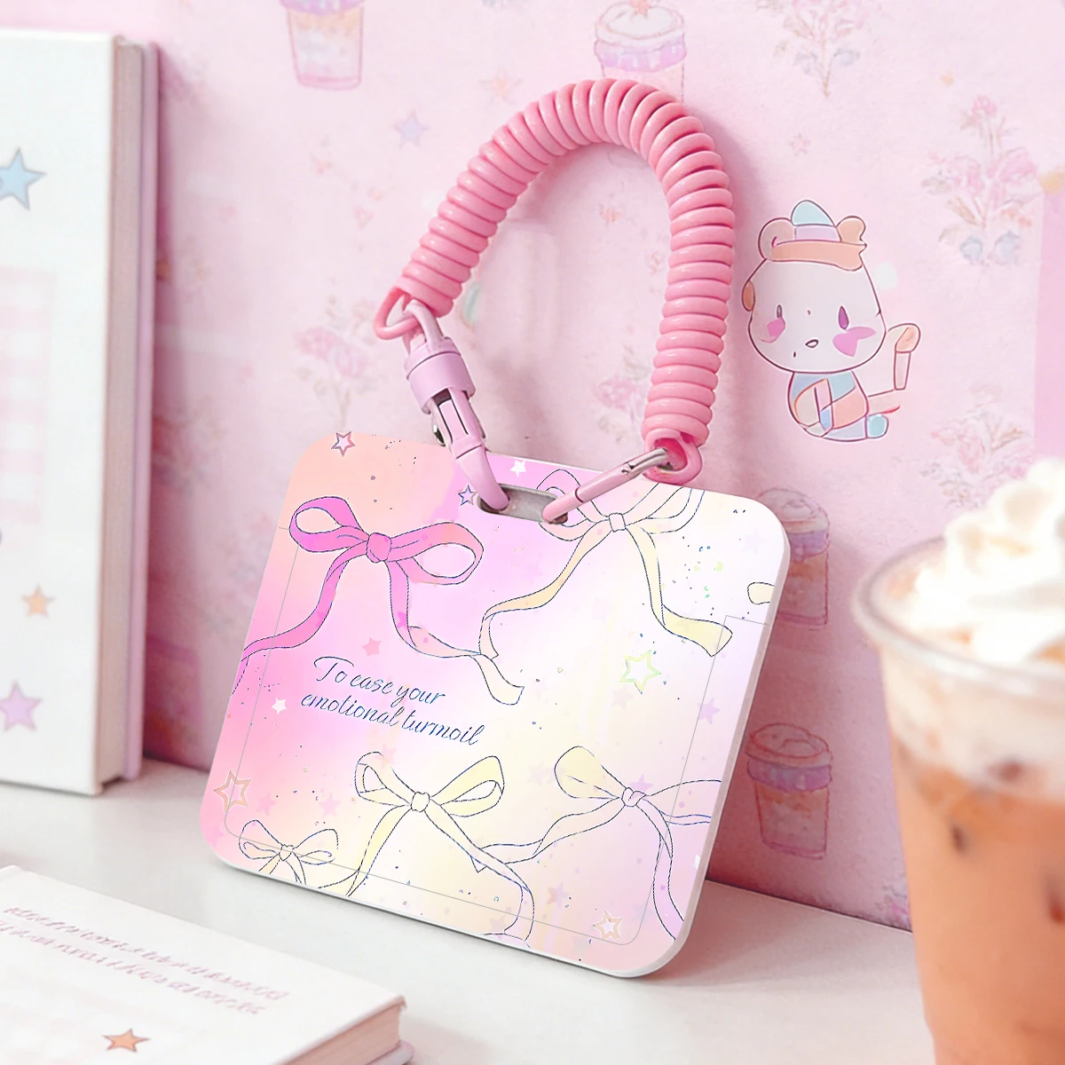 

Cards Cover for Student Bus/Meal Card Protection Case Pendant Keychain Kpop Photocard Holder Credential Badge Holder