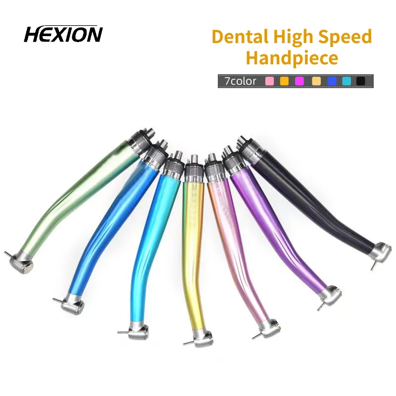 HEXION Dental High Speed Handpiece Air Turbine Standard Head Push Button Rotor Cartridge Dentistry Tool Supplies 2/4Holes