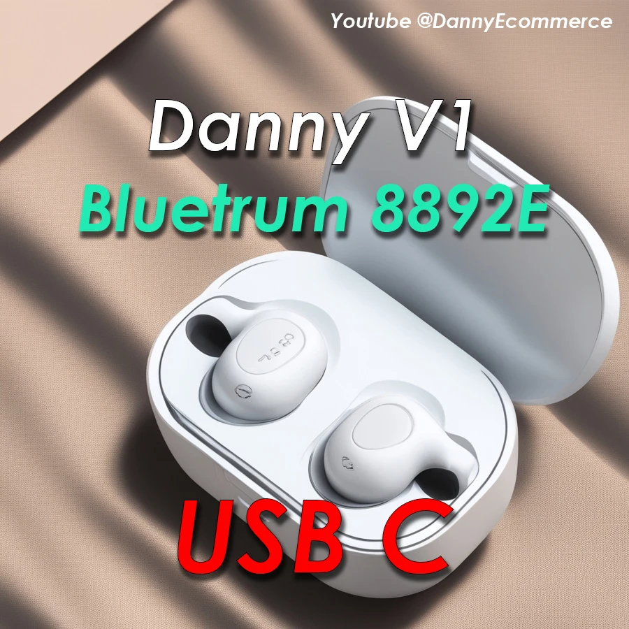 2024 NEW danny Gen4 V1 TWS Bluetooth 5.4 Earphone Wireless Headphone support Active Noise Cancellation with Bluetrum 8892E