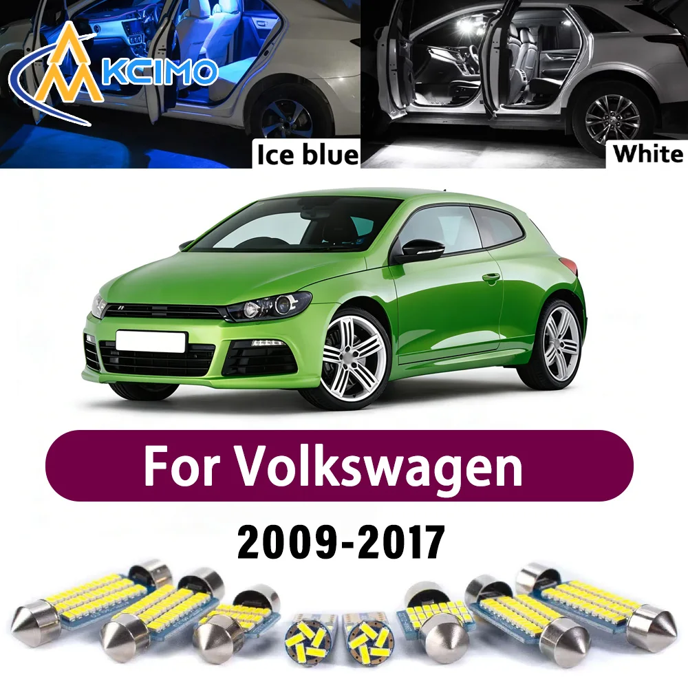 

Super Bright LED Interior Lamp Kit For Volkswagen Scirocco R 2009-2017 Error Free Canbus Dome Trunk Reading Mirror Light Bulbs