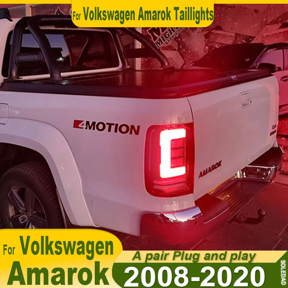 

Светодиодный задний фонарь для VW Amarok V6 2008-2022: указатель поворота, стоп-сигнал, габаритный огонь, фонарь заднего хода
