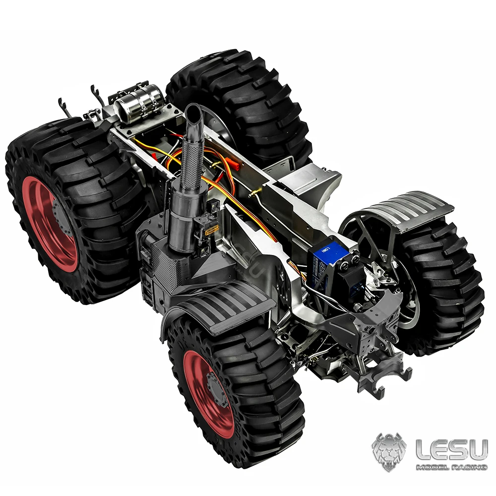 Modelo de brinquedo de trator LESU RC1/16 Aoue 1050 4WD