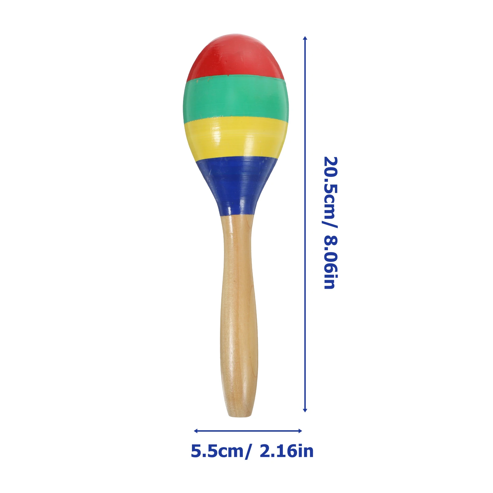 2 stücke 6 cm Bunte Holz Orff Sand Bälle Maracas Kinder Spielzeug Baby Musical Instruments Vorschule Percussion Spielzeug Sicher glatt