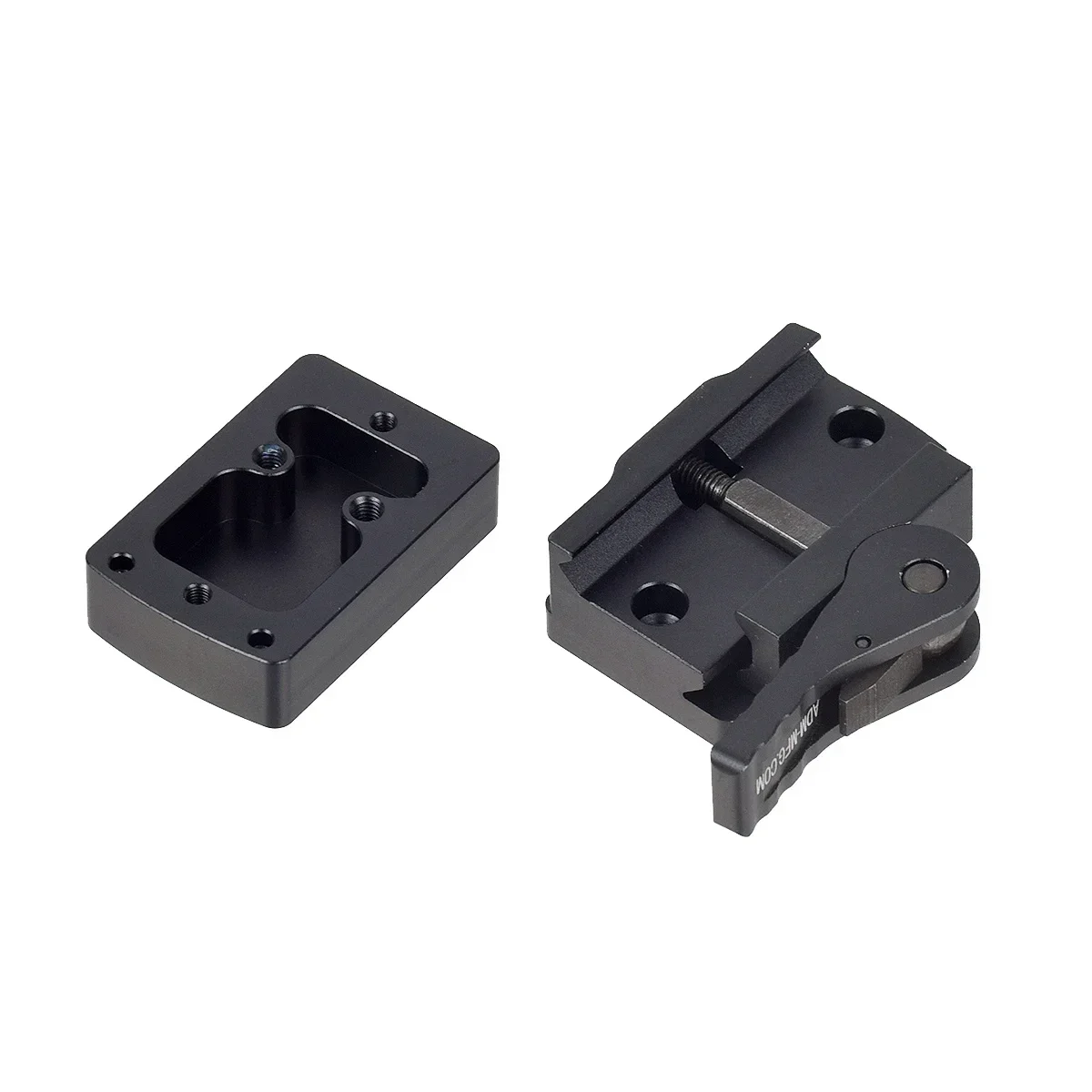 Tactical RM DOCTER QD Plate 1.41 Inch Height Mount With Riser Plate Fit Red Dot Scope Sight For 20mm Picatinny And Weaver Rail view 5