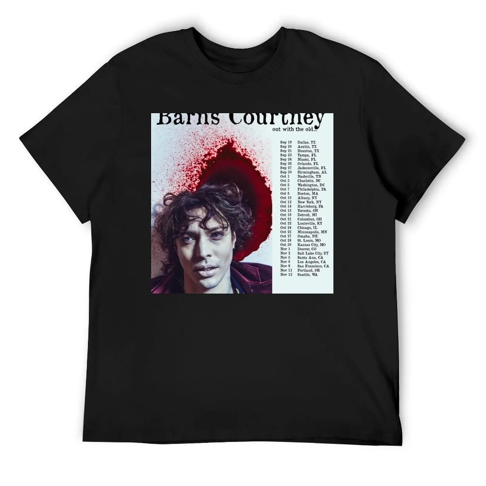 

date of Barns Courtney out with the old T-Shirt Aesthetic clothing oversized street wear oversized t shirt men