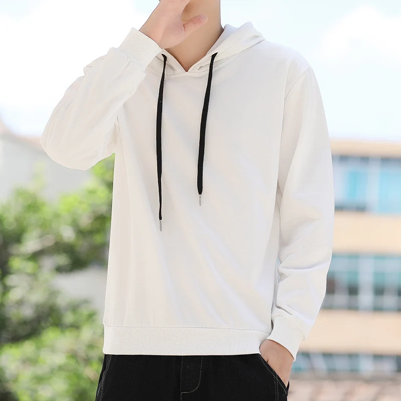 Hoodie men's Korean version of the handsome trend of loose ins trendy brand hooded personality new spring men's spring jacket