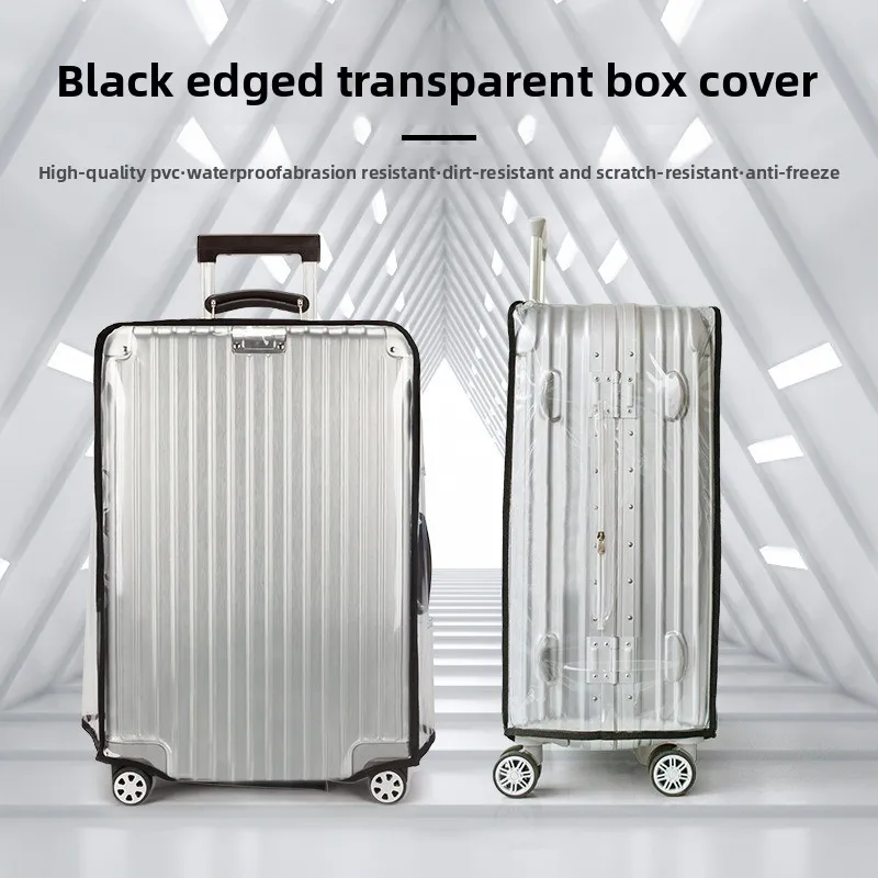 

18-30-дюймовая защита для багажа, чехол для чемодана, водонепроницаемый защитный чехол из ПВХ, прозрачный чехол для багажа, дорожные аксессуары