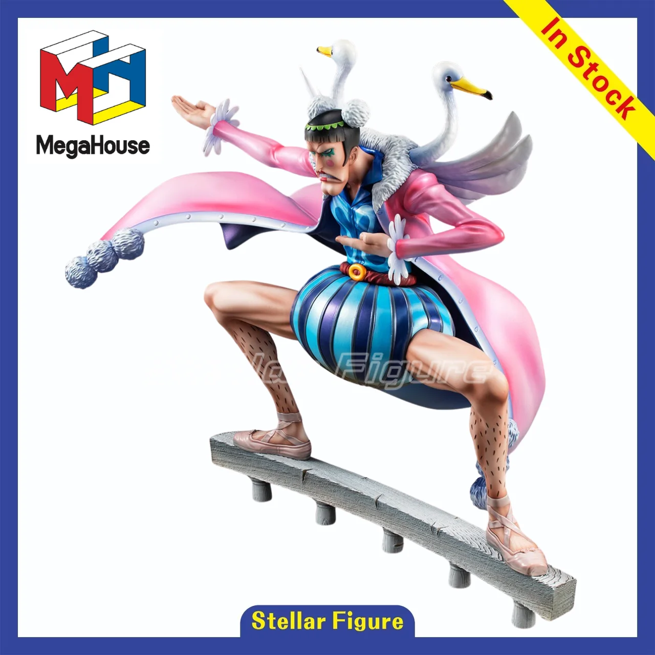 

【SF】В наличии: Коллекционная фигурка MegaHouse Portrait.Of.Pirates POP ONE PIECE Bentham, модель для подарка.