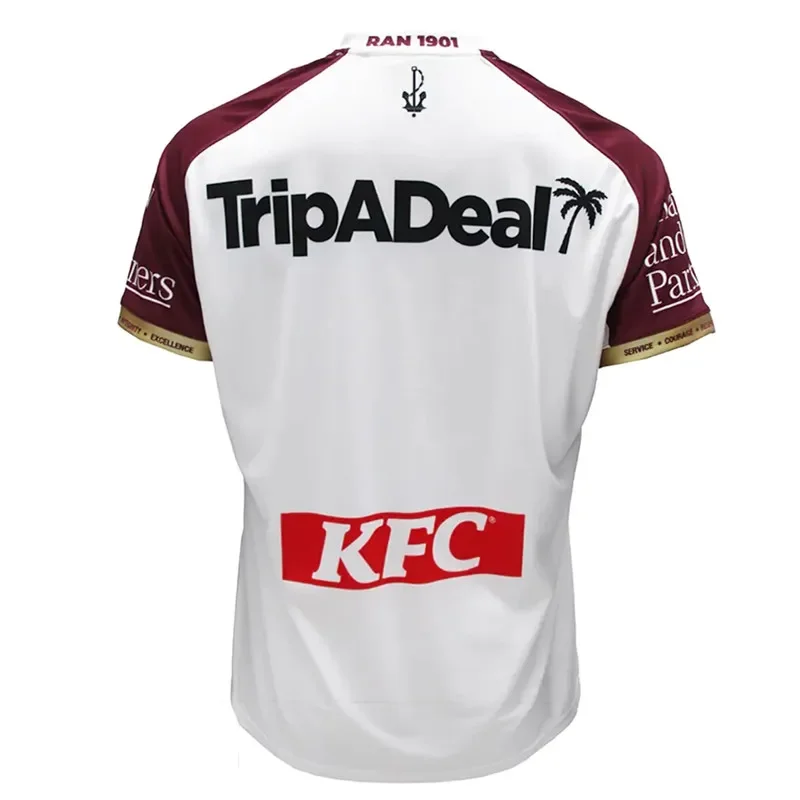 2024 Manly Sea Eagles Anzac Rugby Jersey - Men's Size:S-5XL（Print Custom Name Number）