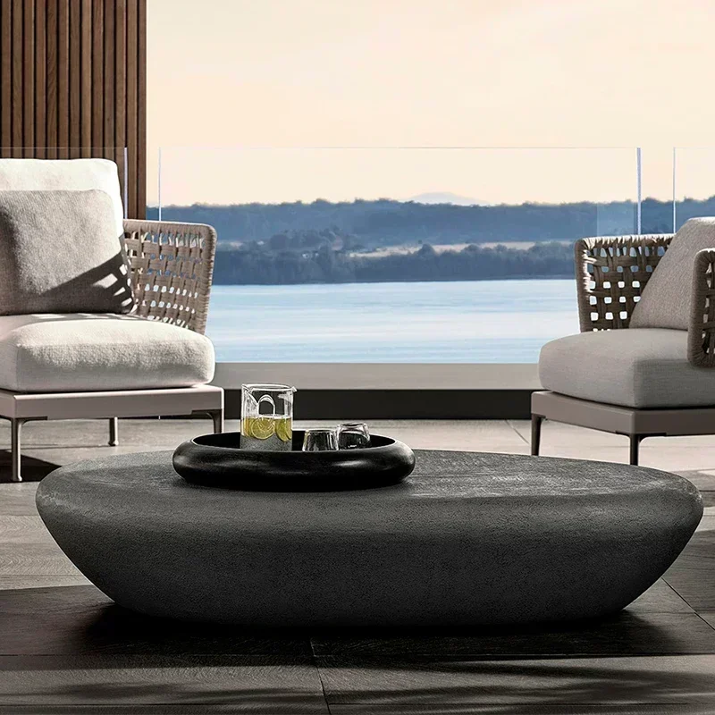 

Minimalist Unique Coffee Table Designer Modern Luxury Nordic Coffee Table Simple Aesthetic Italian Wooden Couchtisch Furniture