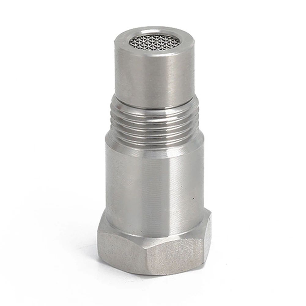 Car O2 Oxygens Sensor Spacer Adapter Easy Installation Wide Compatibility M18x1.5 Thread Size Stainless Steel Adapter Parts