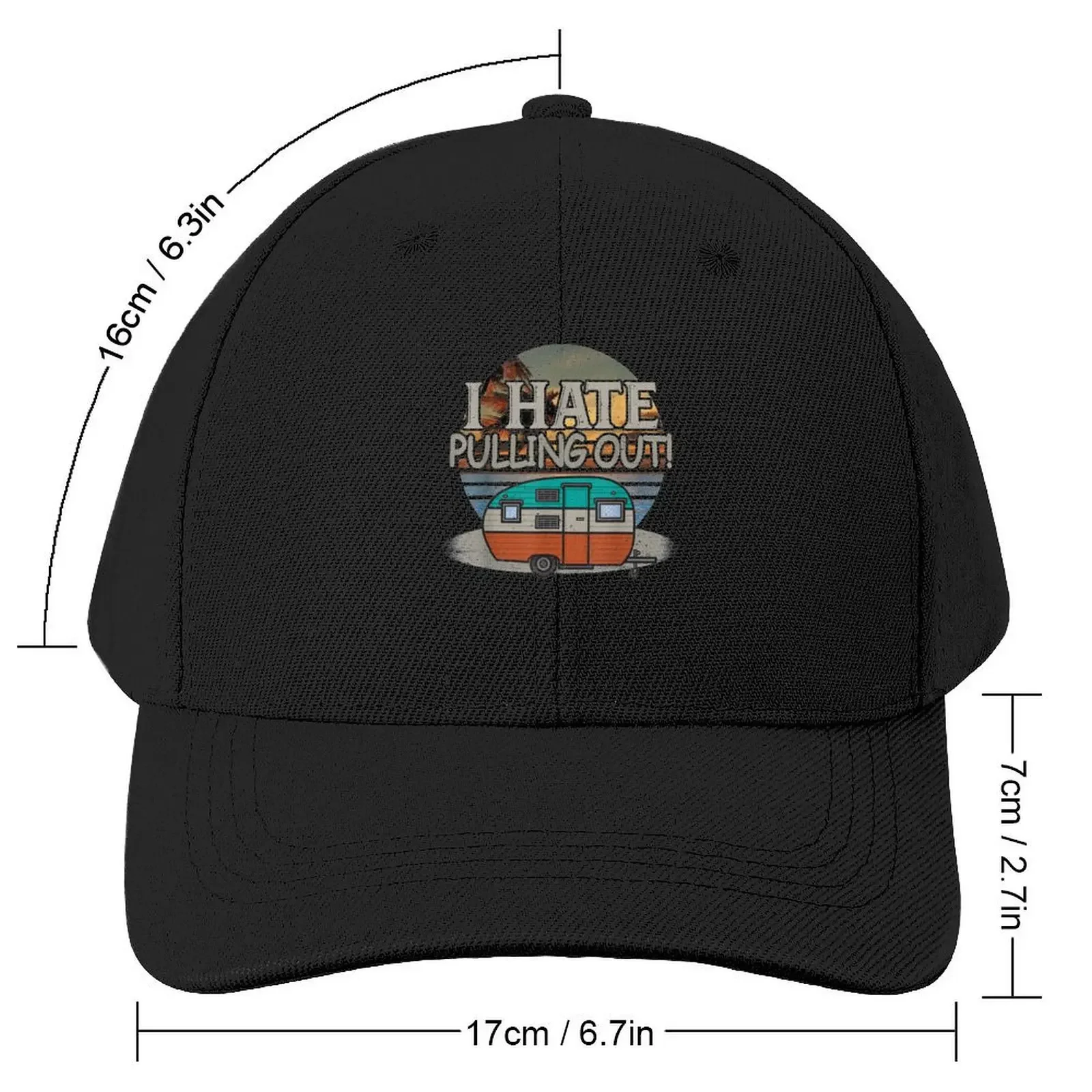 Funny Camping I Hate Pulling Out Retro Travel Baseball Cap birthday Rugby |-F-| Women's Beach Outlet 2025 Men's