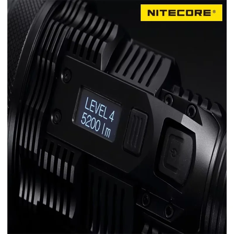 NITECORE ضمان 5 سنوات TM39 5200 لومن 1500 متر شعاع المسافة بطارية حزمة IPX8 يده الكتف الكشاف مصباح يدوي