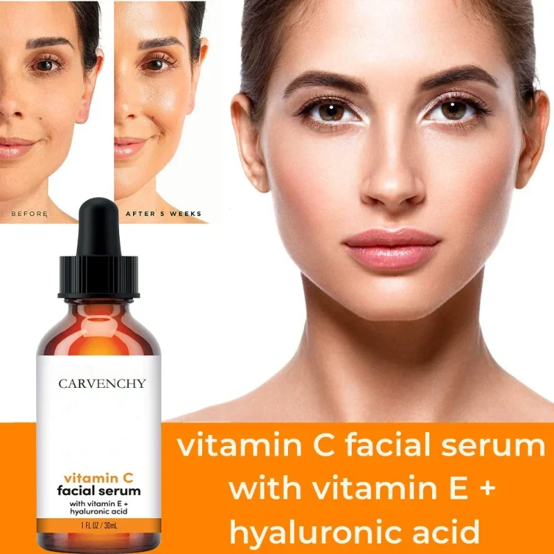 Vitamin C Facial Serum Anti Aging Face  Eye Serum Brightening Dark Spots,Even Skin Tone,Eye Area,Fine Lines Wrinkles Skin Care