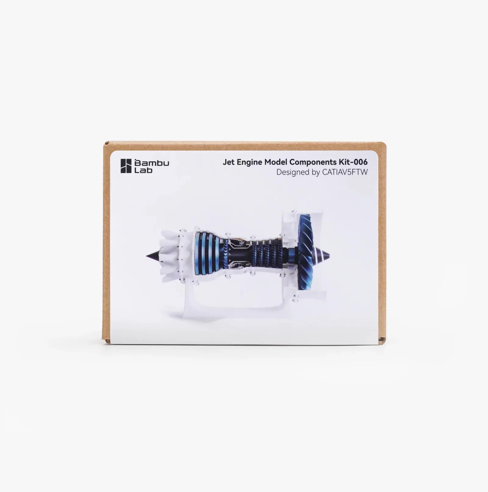 For Bambu Lab Jet Engine Model Components Kit 006 3D Prints from Bambu Maker World Hardware Components for Jet Engine Model