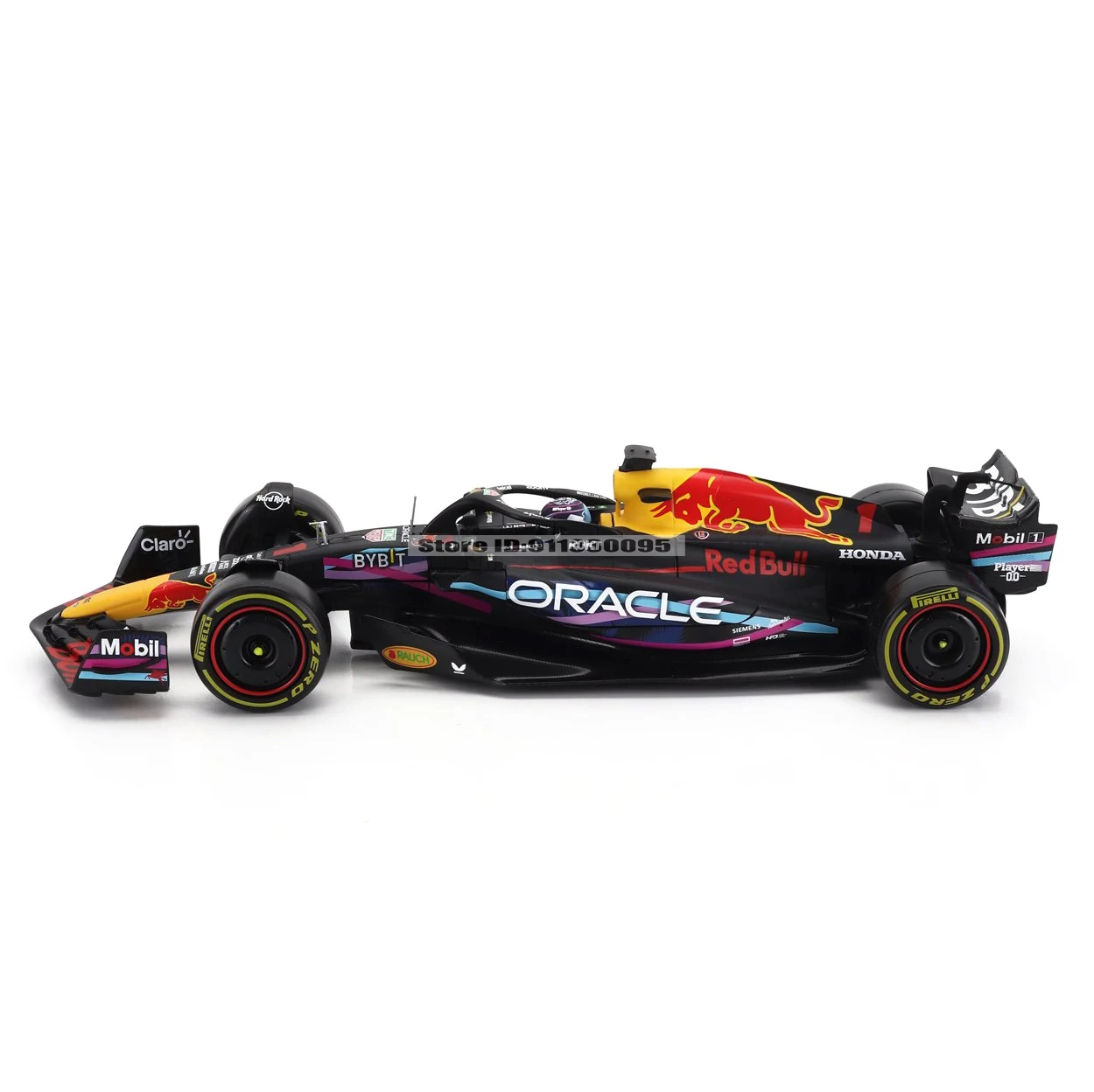 Bburago 1:24 F1 2023 Red Bull RB19 Amerikanische Rennstrecke # 1. Vestappan # 11 Perez Legierungs-Automodelle, Dekorationsstücke, Sammlerstücke, Spielzeug – Detail 17