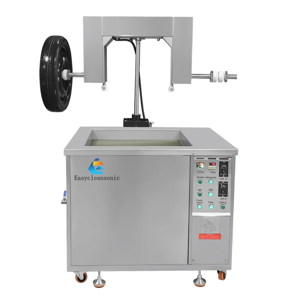 Industrial 200L 300L 500L Ultrasonic Cleaning Machine with Filter Lifting for Tyre Wheel Tire Wash Machine