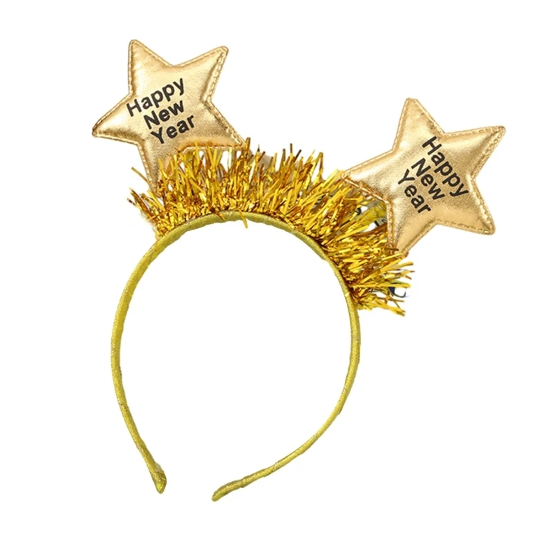 New Year Hair Hoop Bar Karaoke Party Costume Modern Christmas Headband