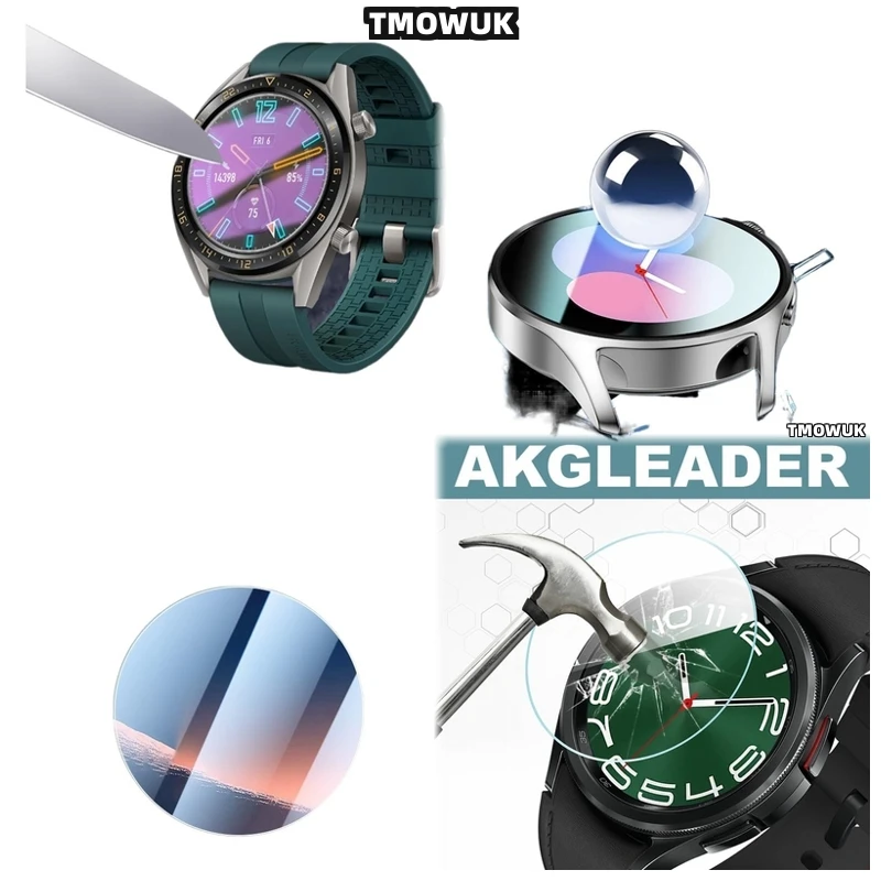 

For Samsung Galaxy Watch6 Classic 40mm Watch7 Ultra FE 47 44 43mm Durable Tempered Glass Screen Protector Anti-Fingerprint