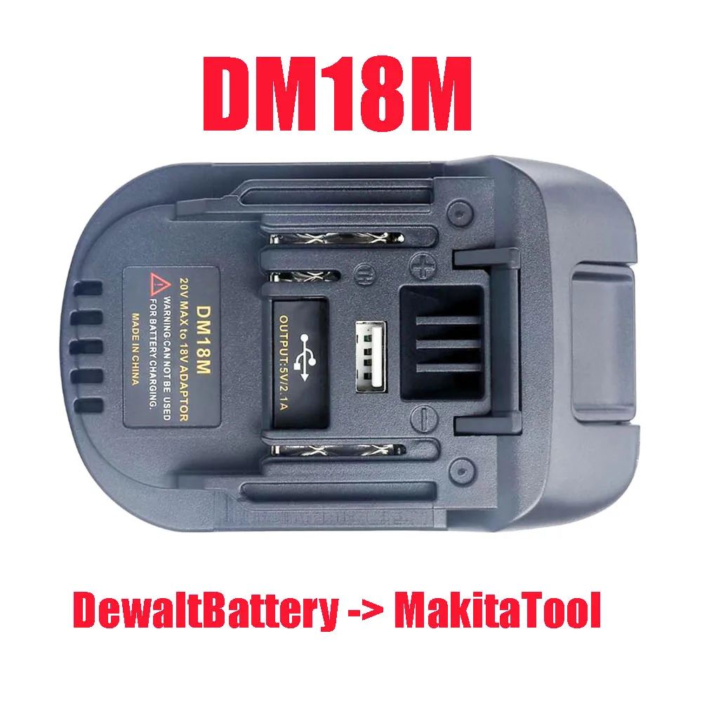 DCB200 Adapter Converter For Makita For Milwaukee For Bosch For Dewalt Ryobi For Hitachi For Metabo For AEG DM18RL DM18M DM18BSL