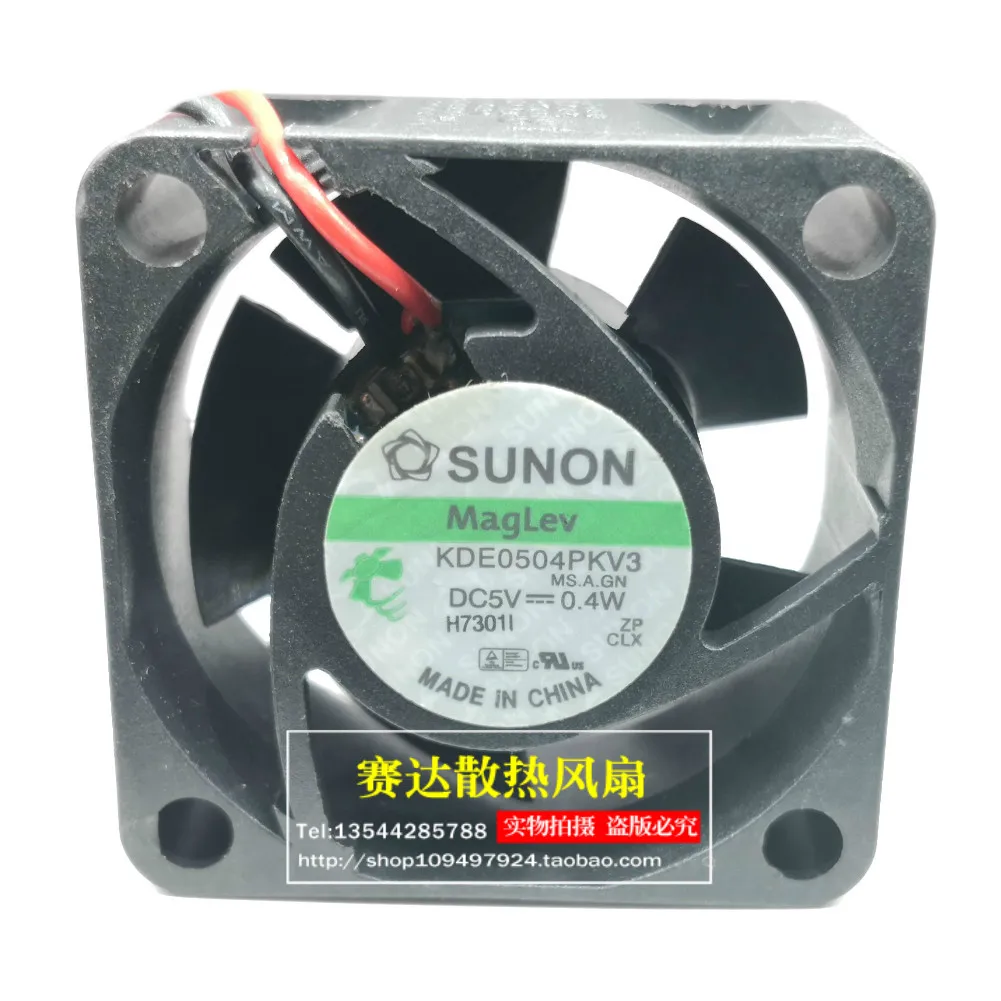 

SUNON 4020 5 В 0,4 Вт KDE0504PKV3 Бесшумный охлаждающий вентилятор с магнитной подвеской 40*40*20 мм