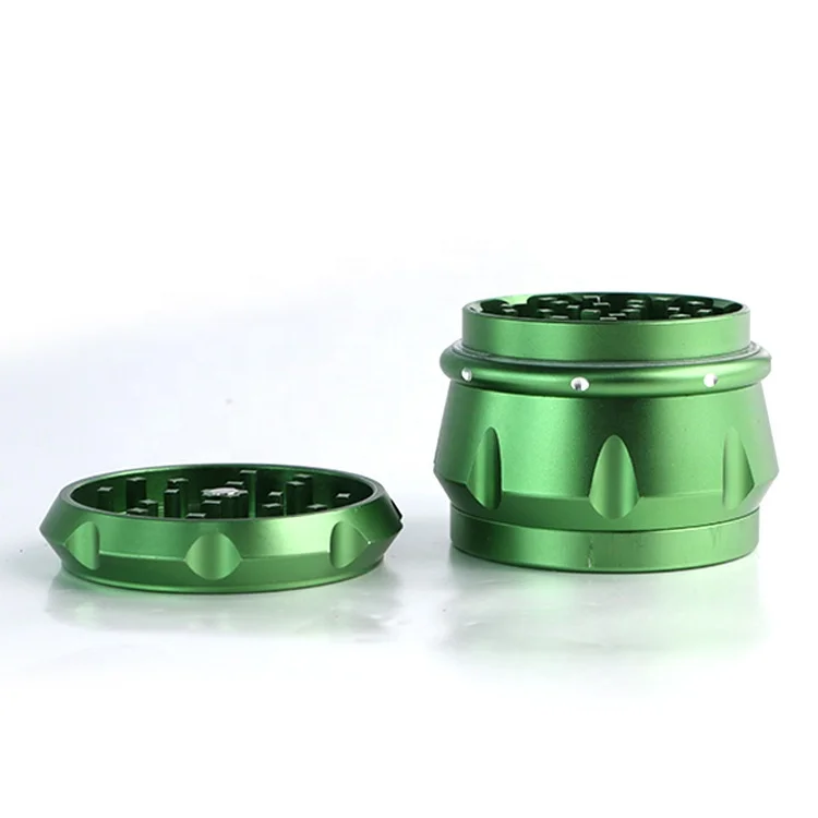 

2025 2022 Grinders Herbal Smoking Tobacco Alloy 4 Layers Metal Grinder Custom Logo Dry Herb Grinder