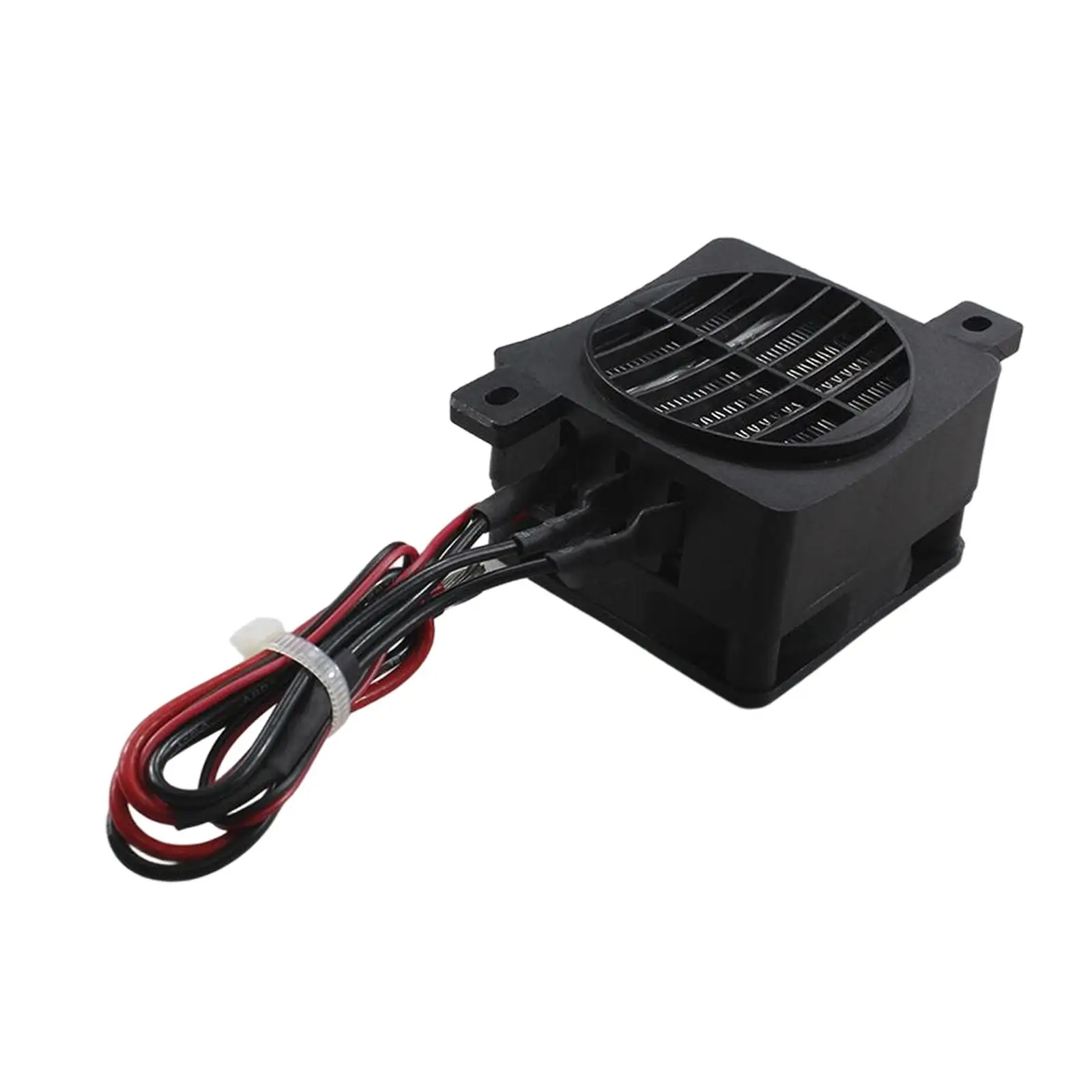 DC 12V 24V PTC Heating Element Adjustable Thermostat Overheat Protector Adjustable Mini Electric Heater Fan for Indoor Bedroom DC 12V 24V PTC Heating Element Adjustable Thermostat Overheat Protector Adjustable Mini Electric Heater Fan for Indoor Bedroom