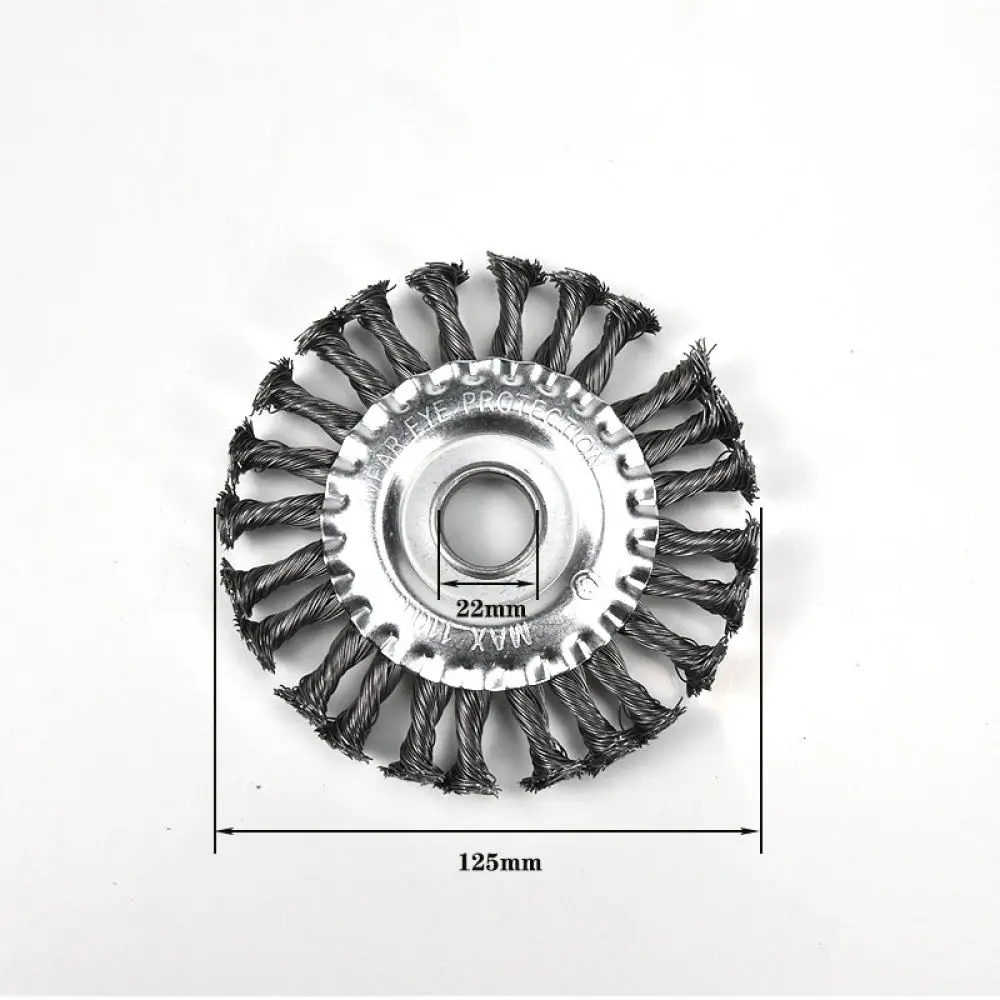 For Yongpin Twisted Steel Wire Wheel Brush Angle Grinder Metal Surface Rust Paint Cleaning Polishing Disc Power Accessory