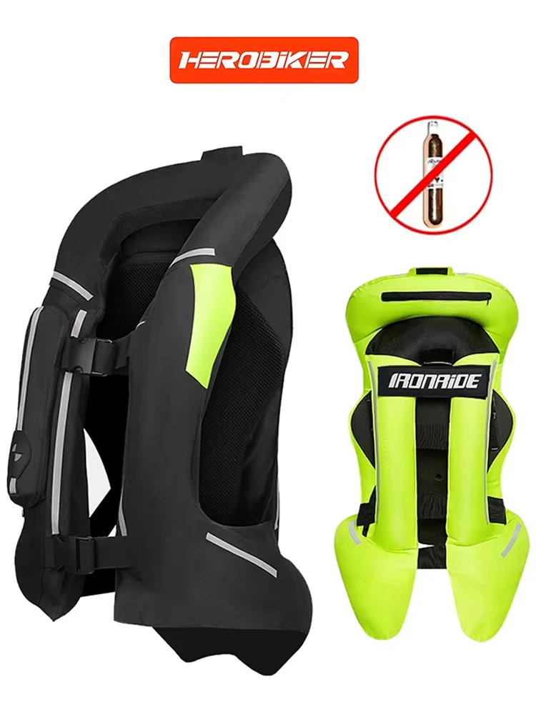 Motorradjacke Motorrad-Airbag-Weste Motorrad-Luftpolsterweste Motocross-Renn-Airbag-System Airbag CE-Schutz S-3XL
