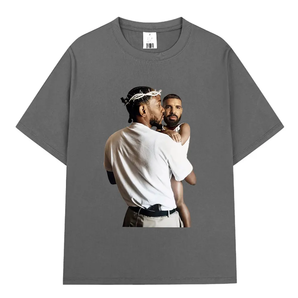 Rapper Kendrick Lamar Drake Funny T Shirt Mr Morale & The Big Steppers T Shirts Men Fashion Hip Hop Vintage T-shirts Streetwear