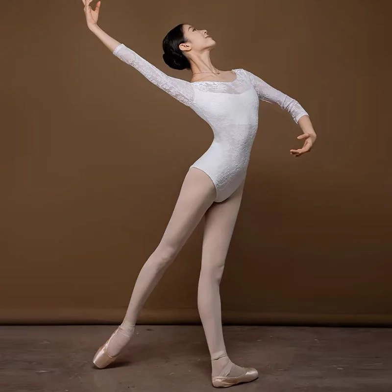 

Women Ballerina Dancing Costume Velvet Gymnastics Uniform Backless Adult Classical Dance Gymnastics Leotard Ballet Dancewear