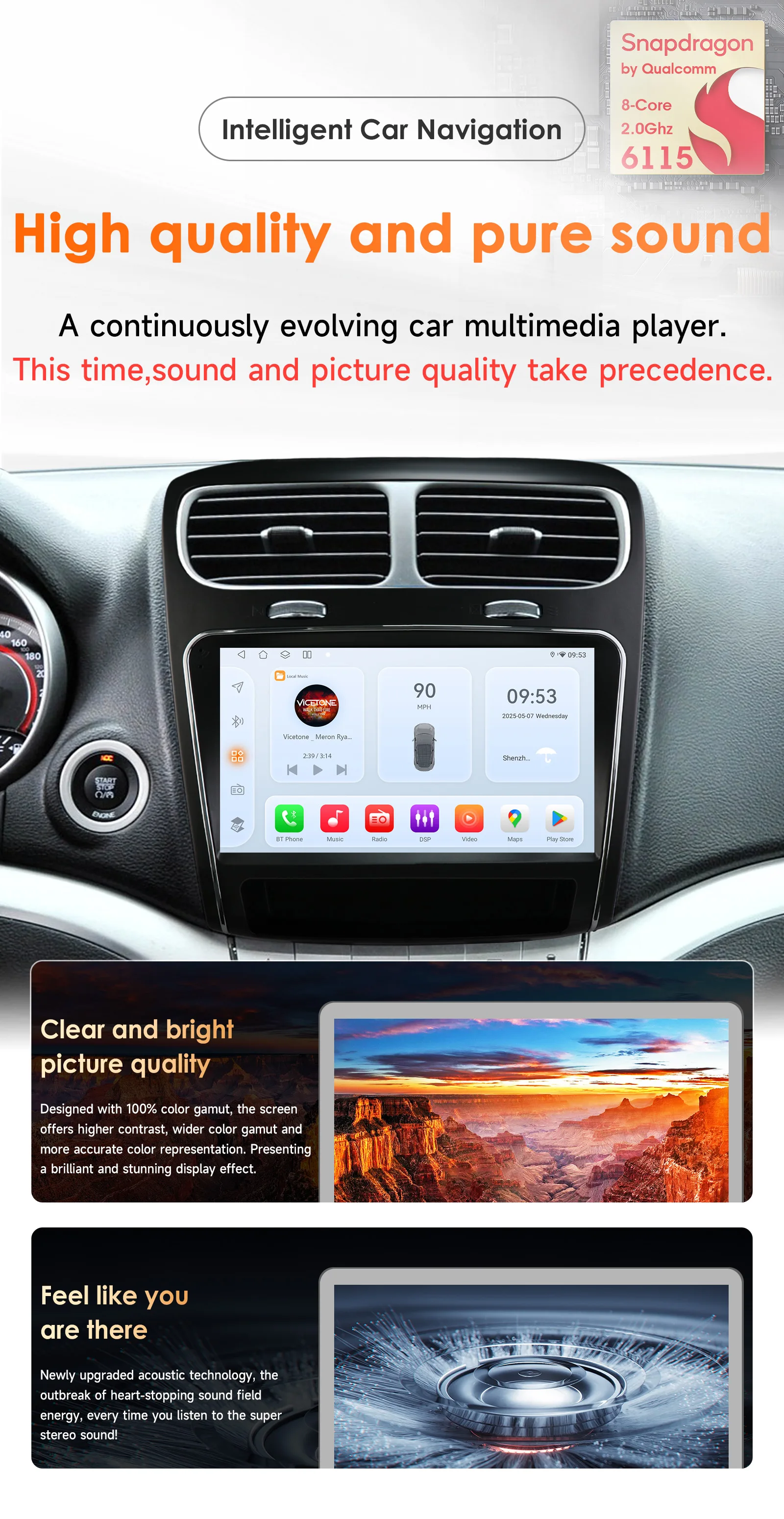 9 2DIN Android 14 autoradio Per Dodge Journey 2011-2019 FIAT Freemont 2012-2014 AI Carplay lettore multimediale GPS Stereo 360 Cam