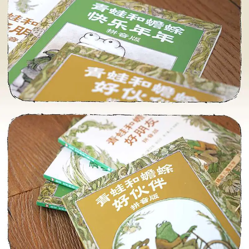 Imagem -02 - Chinese Story Early Readers Capítulo Livros Frog And Tooth Coleção Simplificado Pinyin Paperback Crianças de a 10 Pcs por Conjunto