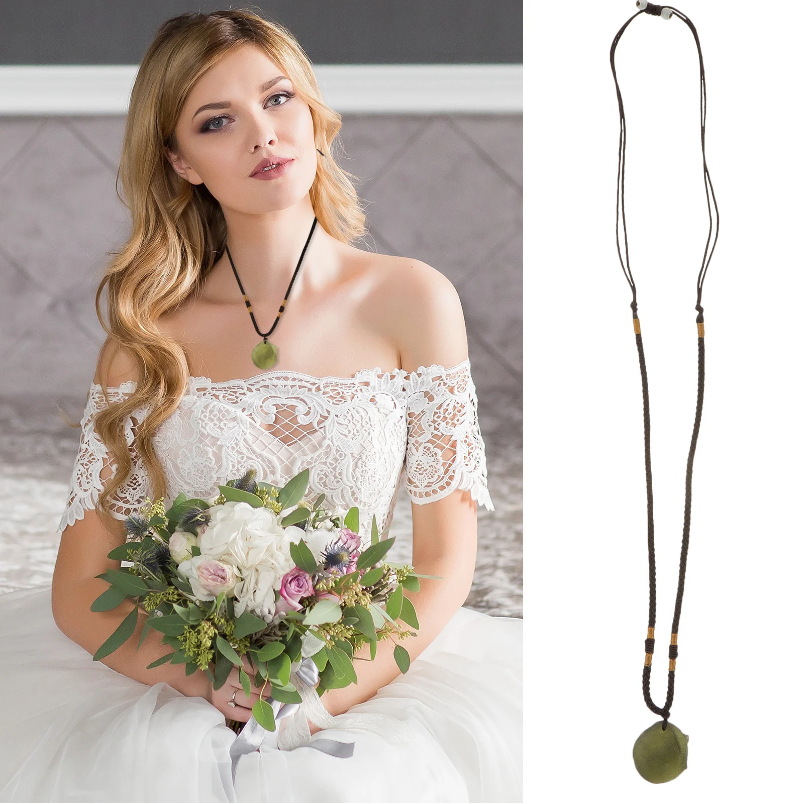 

1Pcs Natural Crystal Meteorite Pendant Fashionable Irregular Stone Necklace Delicate Decorative Jewelry Crystal Neck Chain