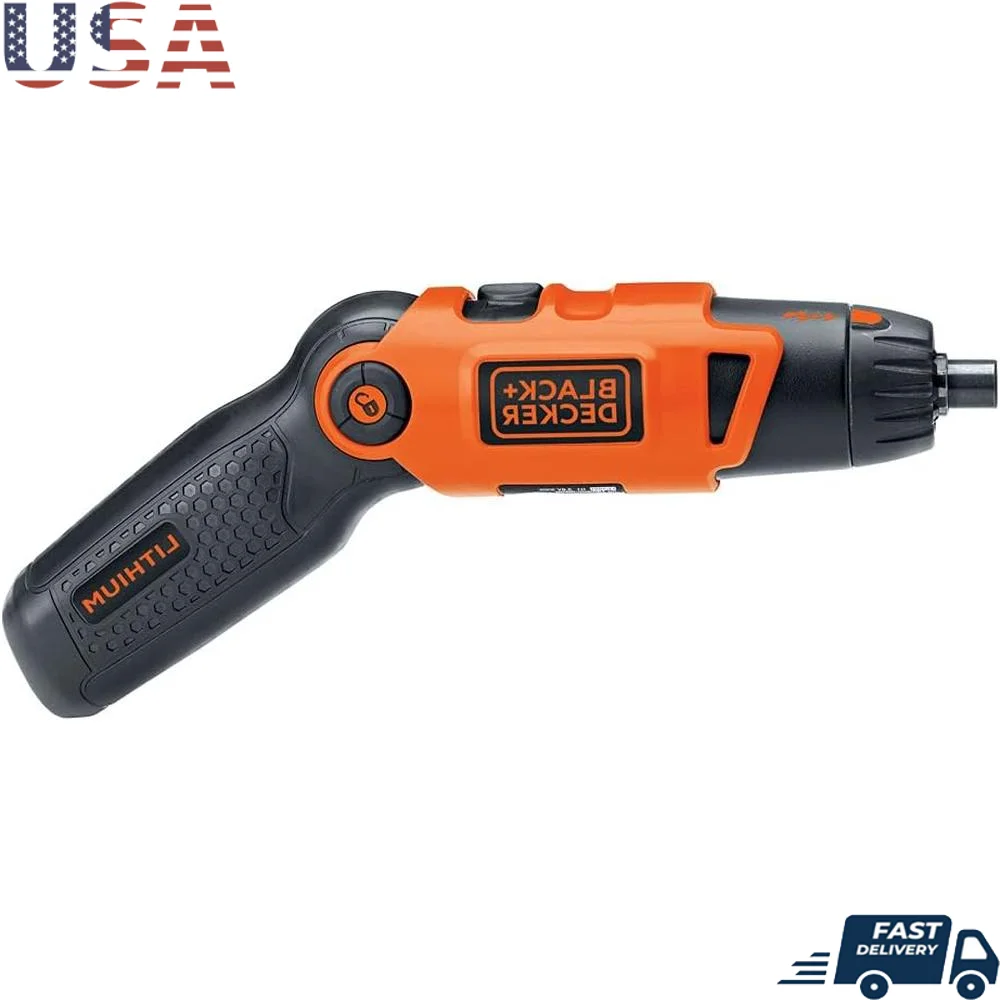 

Cordless Screwdriver 36V Electric Lithium Ion Rechargeable 180 RPM Spindle Lock 3 Position Handle Charger 2 Hex Shank Bits
