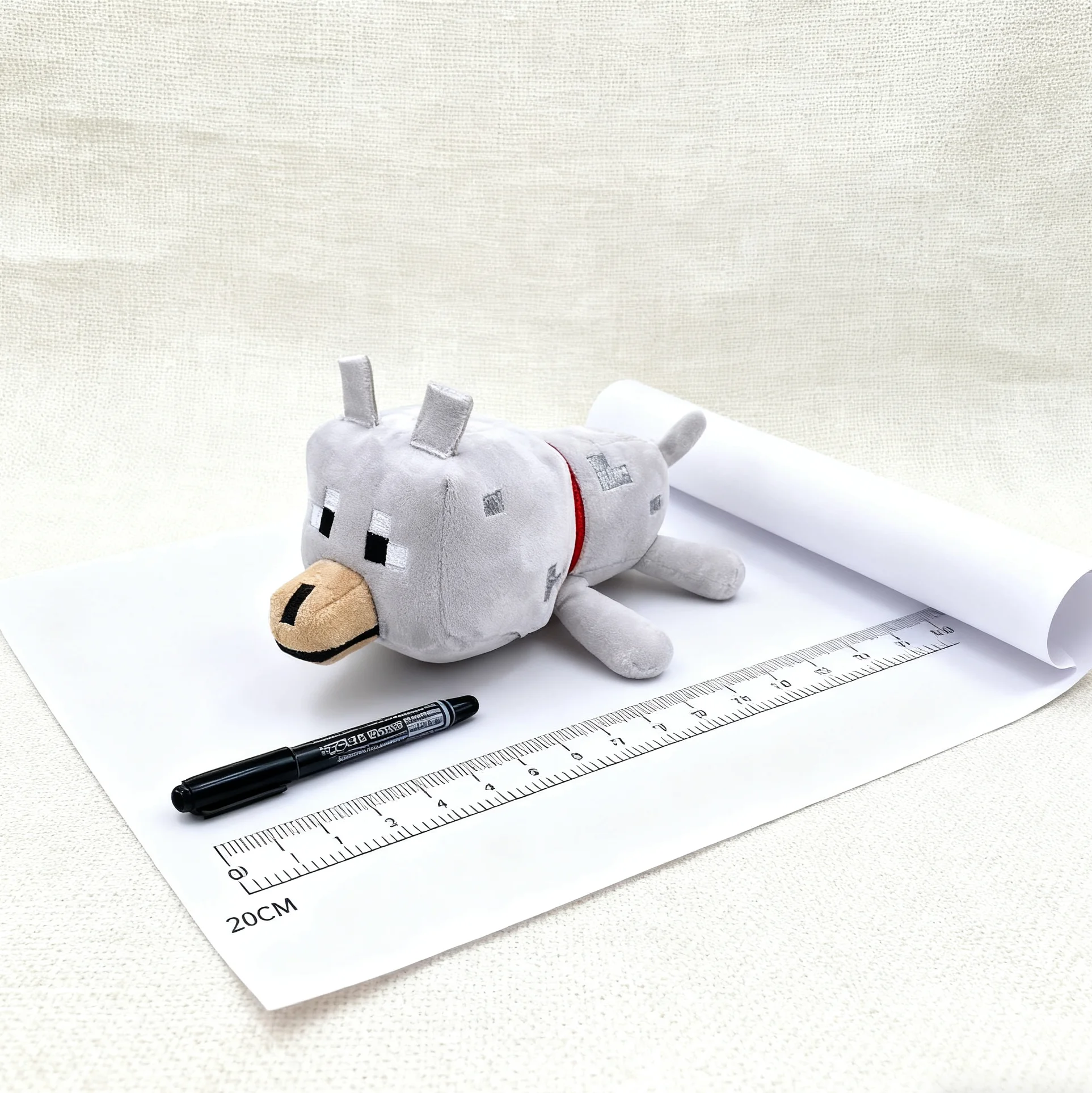 20 سنتيمتر الذئب ألعاب من القطيفة لعبة الذئب أفخم لينة الحيوانات المحشوة لعب للأطفال أطفال الهدايا