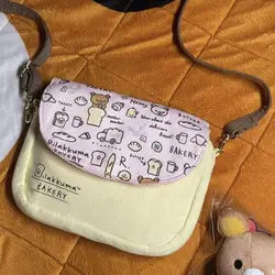 New Kawaii Cute Rilakkuma Crossbody Bags Shoulder Bag Cartoon Itabag Small Item Storage Shopping Portable Fashion Gift for Girls