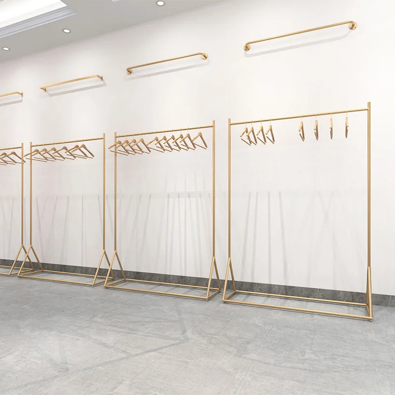 &Modern Metal Iron Coat Rack with Durable Design for Home Living Room Use