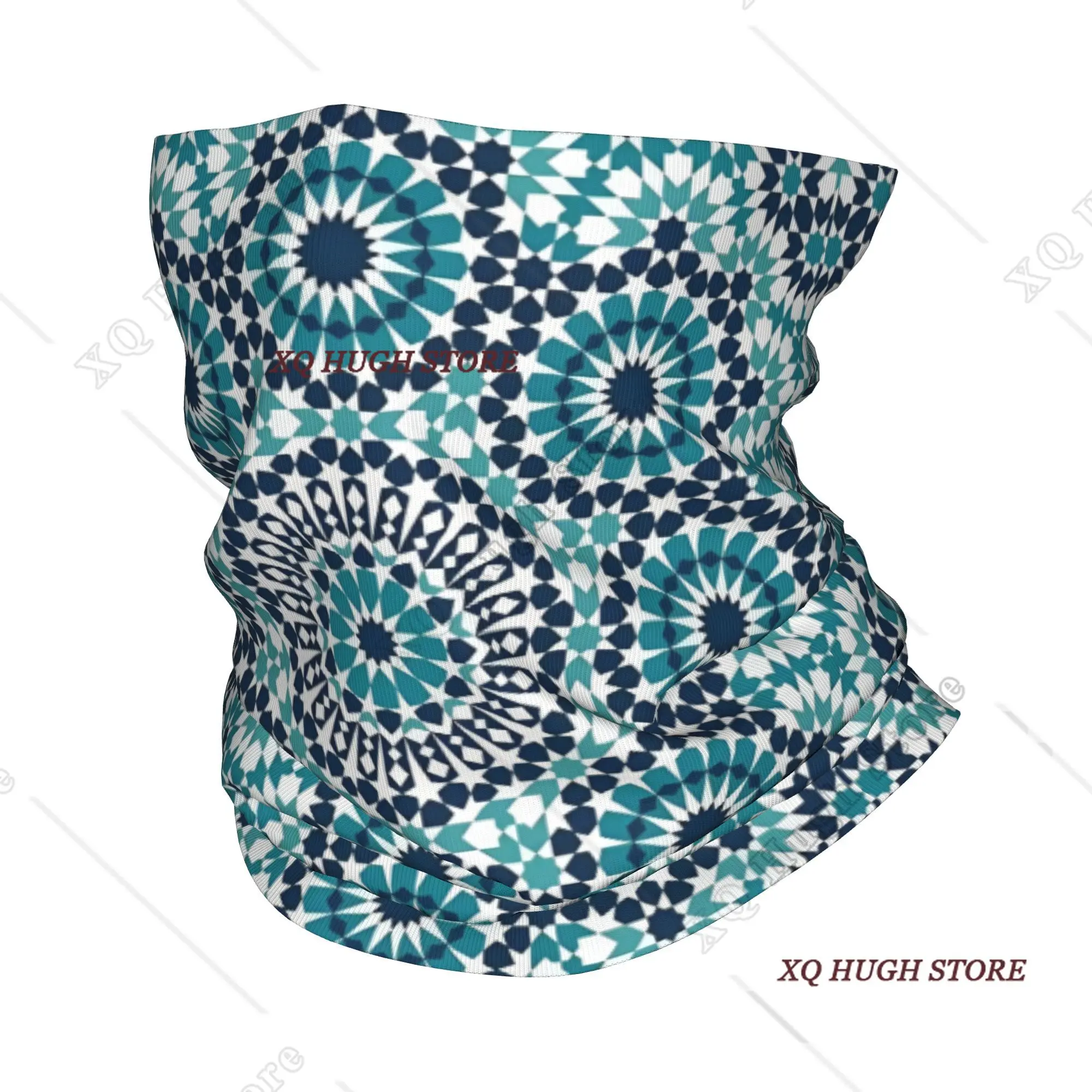 Marokkaanse Berber Rug Boho Style Winter Hoofdband Nekwarmer Ski Running Tube Sjaal Boheemse Geometrische Gezicht Bandana Gaiter