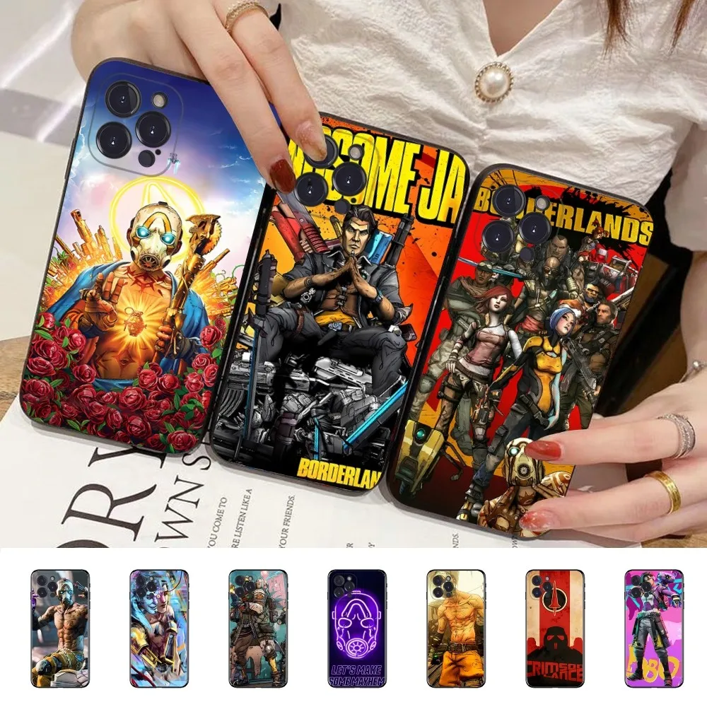 B-Borderlands Game Phone Case For IPhone 16 15 14 11 12 13 Mini Pro XS Max Cover 6 7 8 Plus X Funda Shell