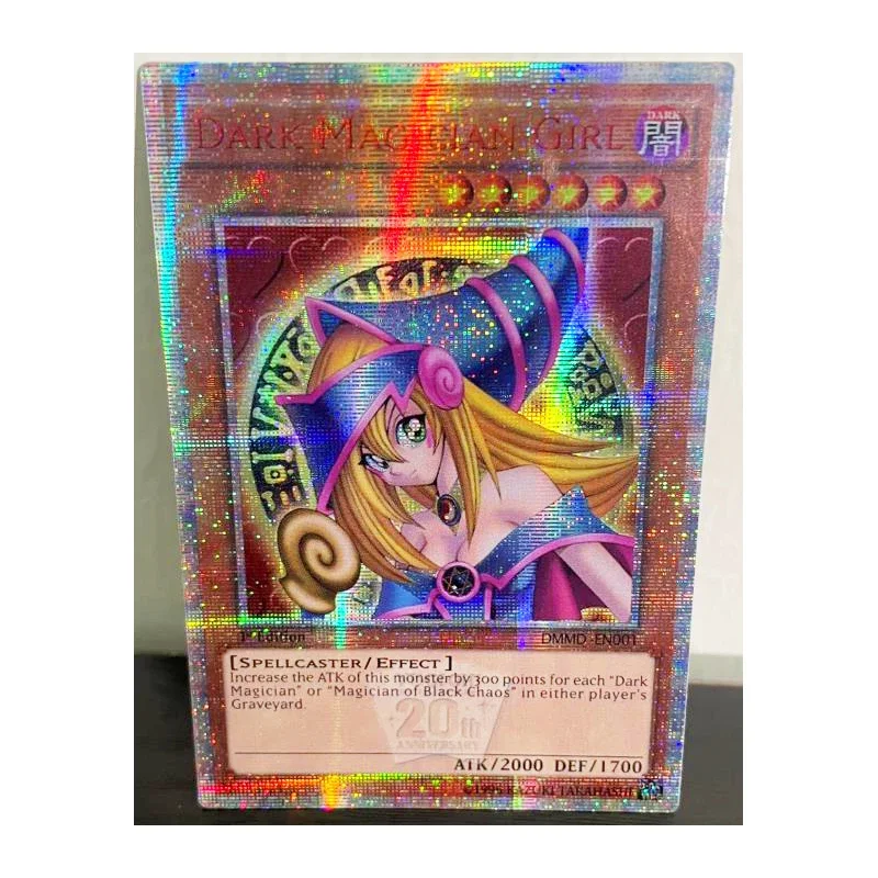 

Yu Gi Oh Dark Magician Girl English 20ser DIY игрушки хобби хобби коллекционные игры коллекция аниме карты