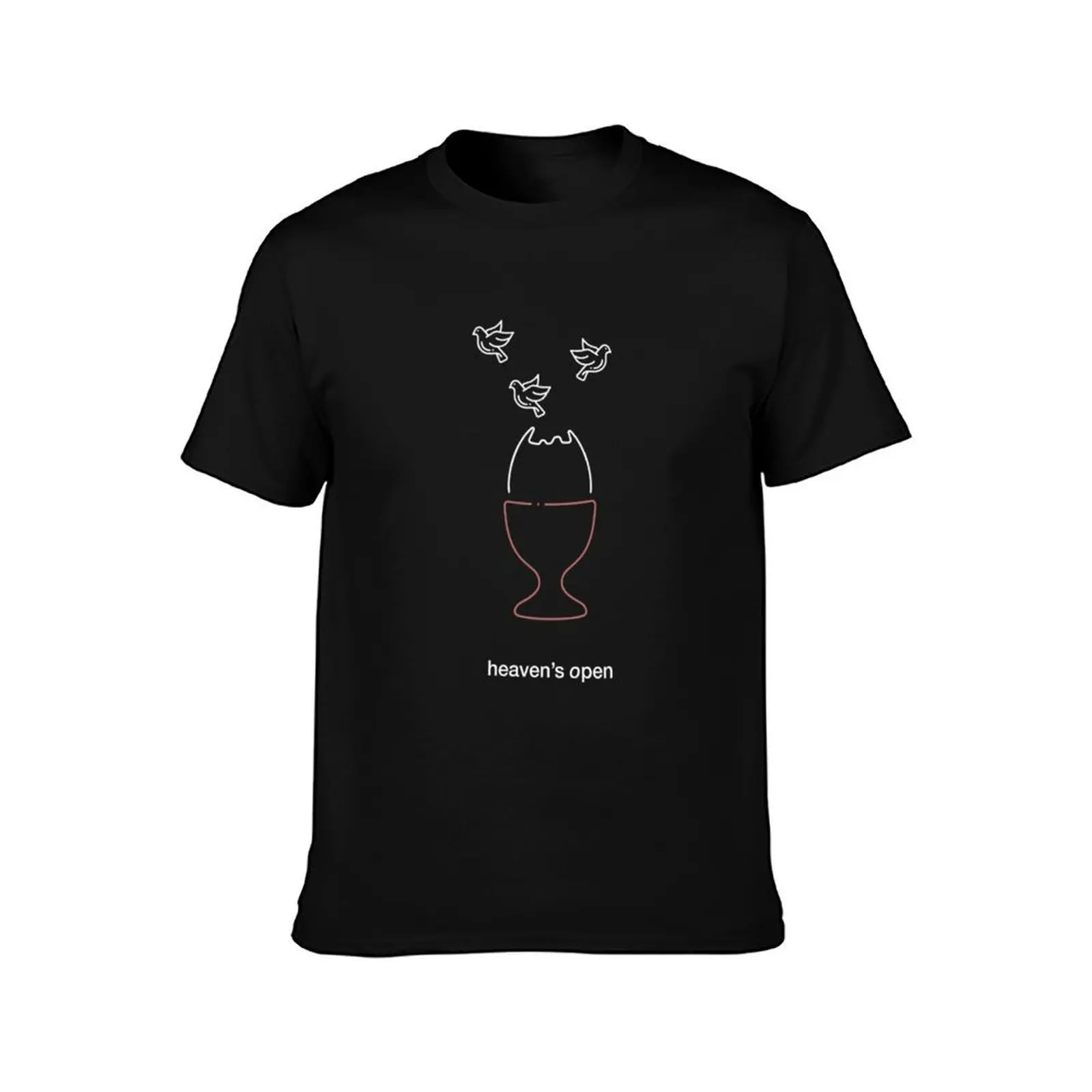 Heavens Open Mike Oldfield T-Shirt Basic Short Sleeve Cotton Blend T-Shirt
