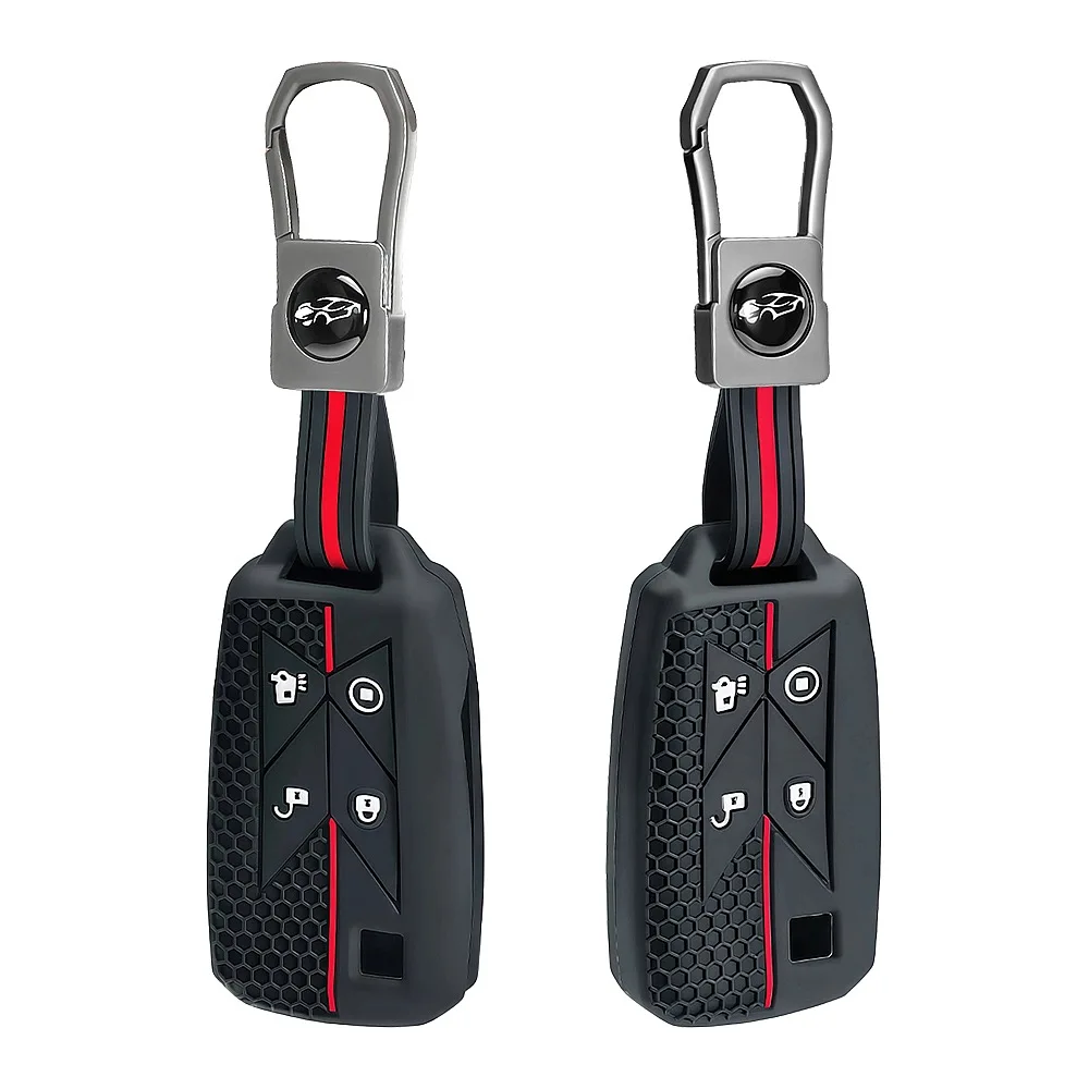 4 Button Silicone Car Key Fob Cover Remote Key Shell for Renault Pickup Truck Gama Series T C K view 2