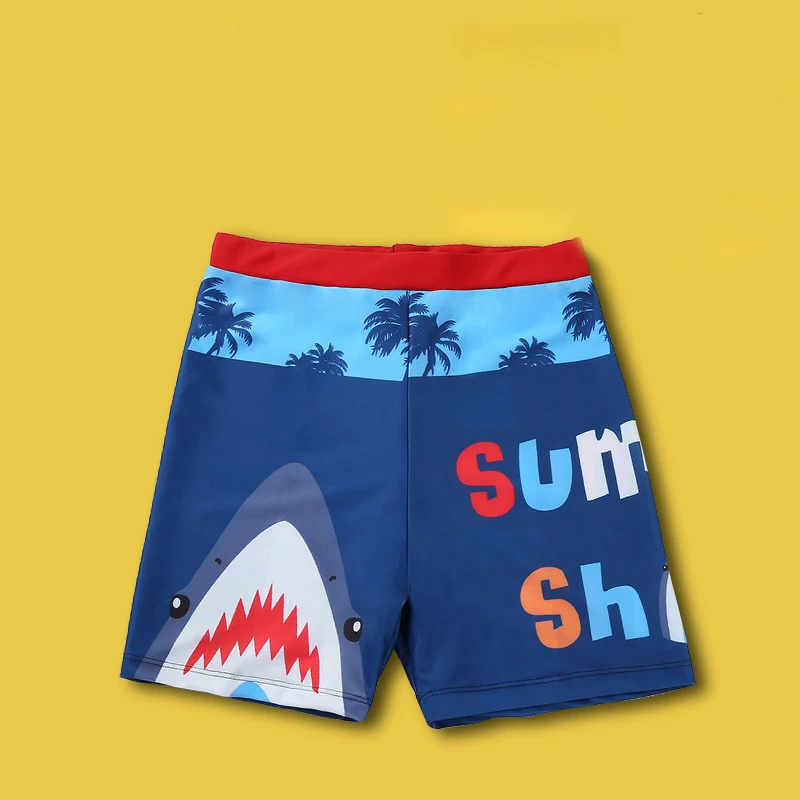 Children Beach Shorts Cartoon Print 2022 Boys Swimsuit Board Shorts Boys Briefs Bathing Suit Swimwear Summer Swimming Trunks