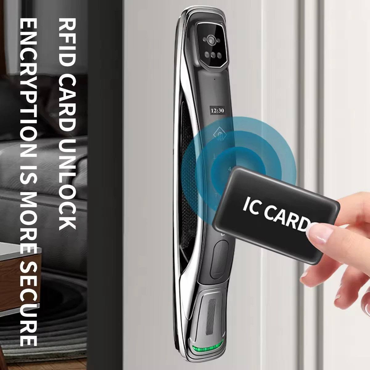 Smart Lock Video Call Face With Camera Intercom Door Lock Tuya App Wifi Fingerprint Digital Electronic Intelligent Locks