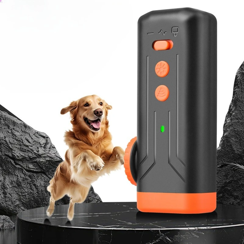 Mini Ultrasonic Dog Repellent, High-power Long-distance Training Barking Device, Outdoor Self-defense and Anti-dog Barking